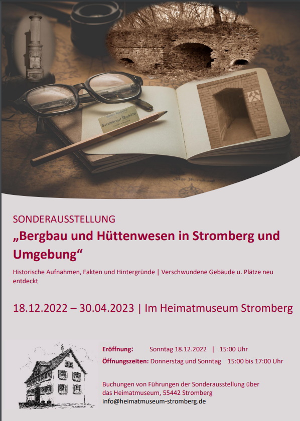 Sonderausstellung: Bergbau und Hüttenwesen in Stromberg und Umgebung