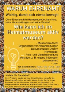 Flyer: Warum Ehrenamt