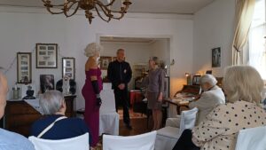 Danksagung von Gertrud auf der Veranstaltung "Rendezvous mit einem Hollywood Star" im Heimatmuseum Stromberg