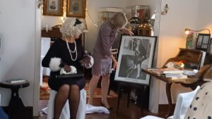 Marilyn Monroe auf der Veranstaltung "Rendezvous mit einem Hollywood Star" im Heimatmuseum Stromberg